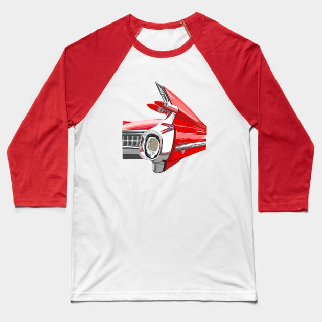 Cadillac Baseball T-Shirt by jenblove